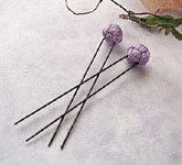 ■Uピン5本セット　薄紫大