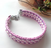 ■シルクブレスレット市松02